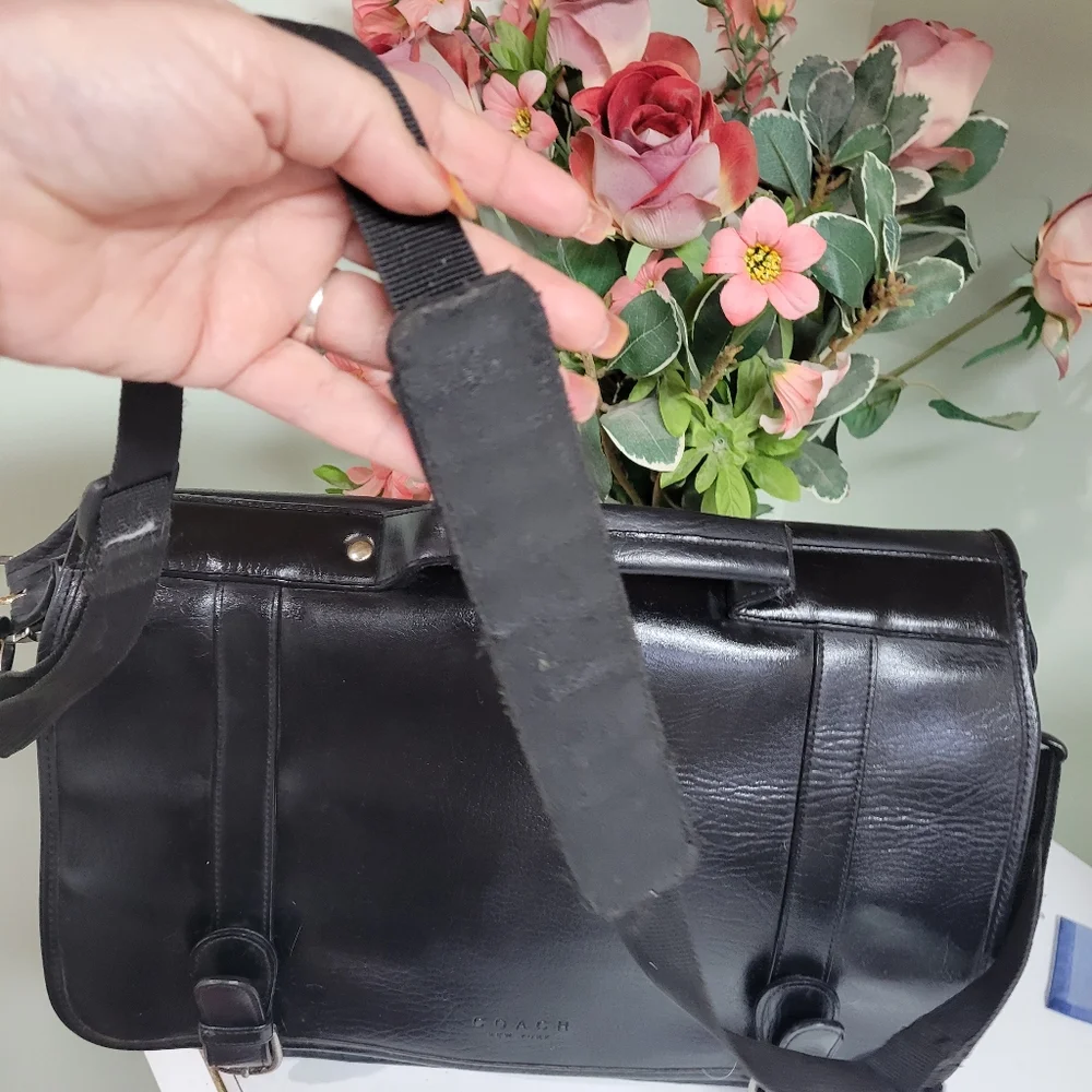 Flash Sale COACH leather attachet brief case Laptop, files etc Gorgeous many